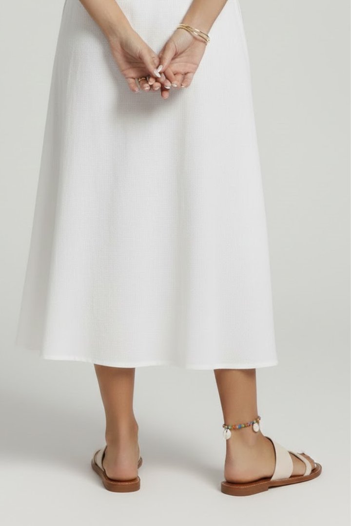 Caitlin - Women's Slip-On-Sandals with Schnallenriemen