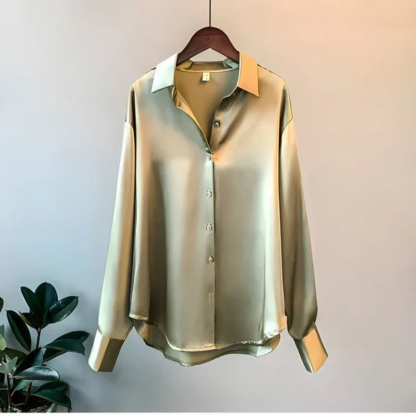 Judith - Women's Knopfhemd Top for Spring
