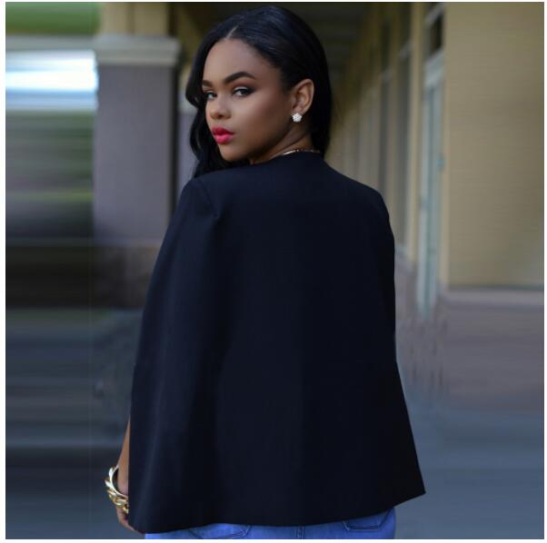 Rebecca - Women's Blazer with langen Sleeves and offenem Cut
