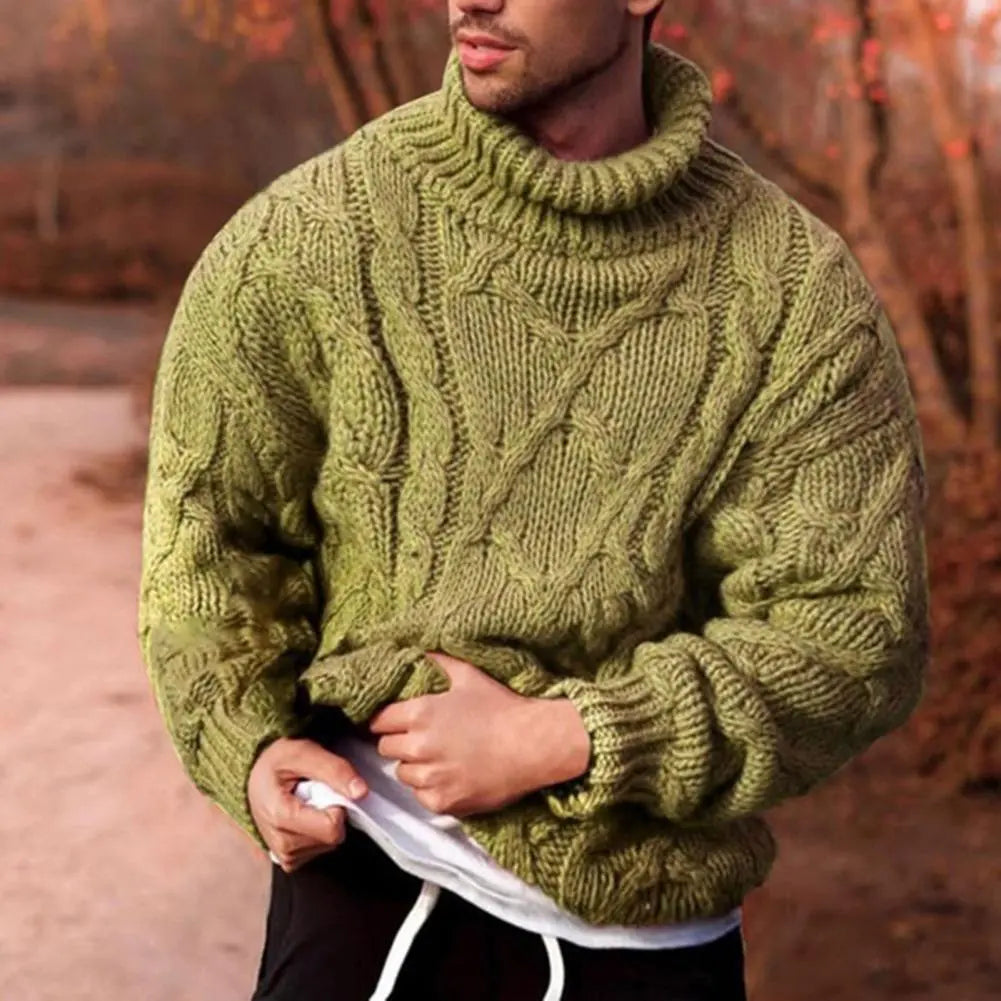 Isla - Men's Dick gestrickter Turtleneck Sweater for Spring