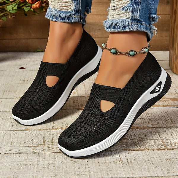 Sheila - Women's Slip-On Knit-Sneaker zum Gehen