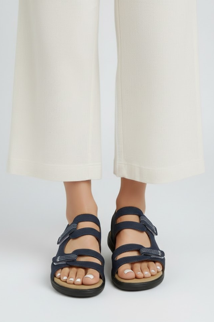 Amelia - Women's-Sandals with Heel and mehreren Strap in Zehenbereich