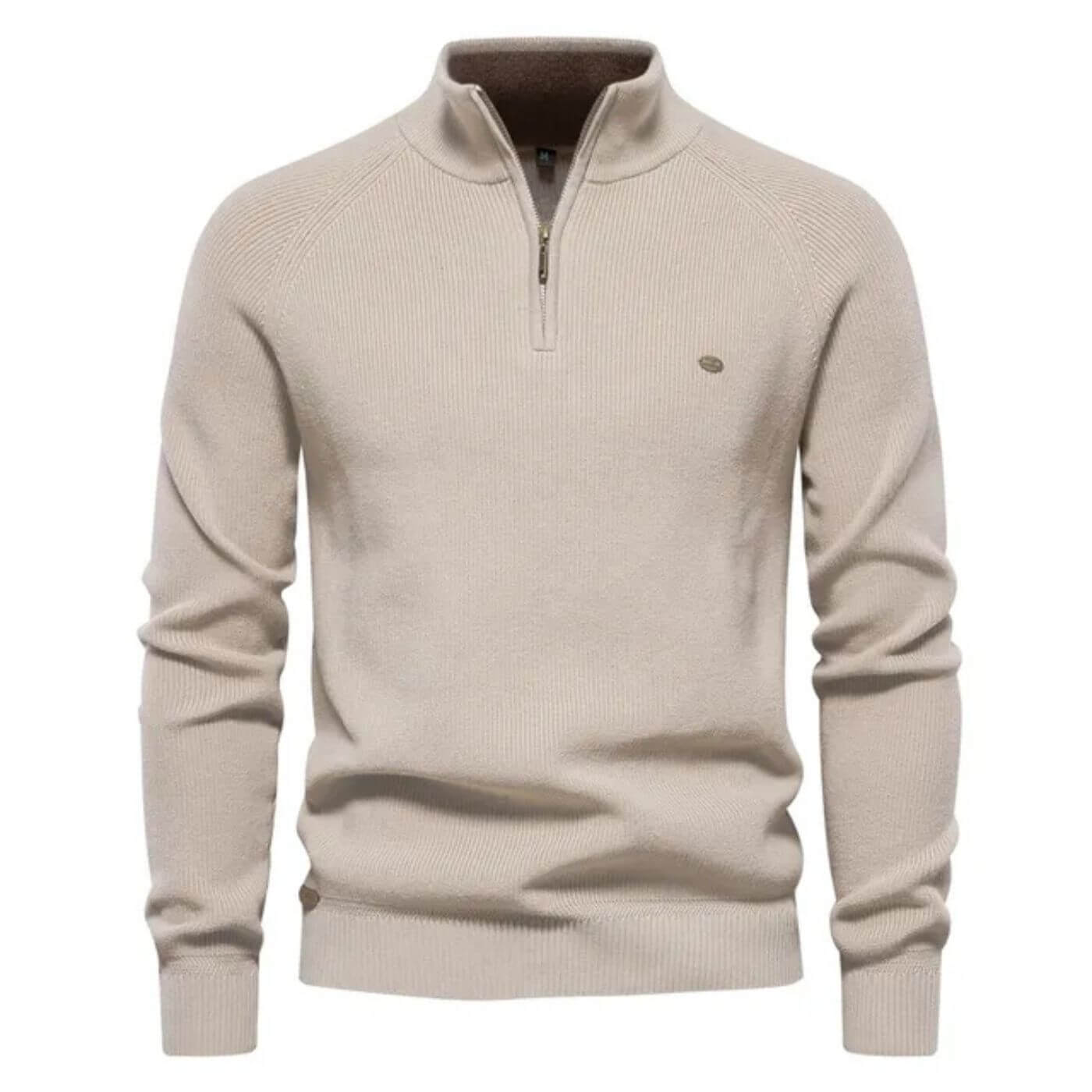 Freddie - Men's Spring Half-Zip Knit Sweater