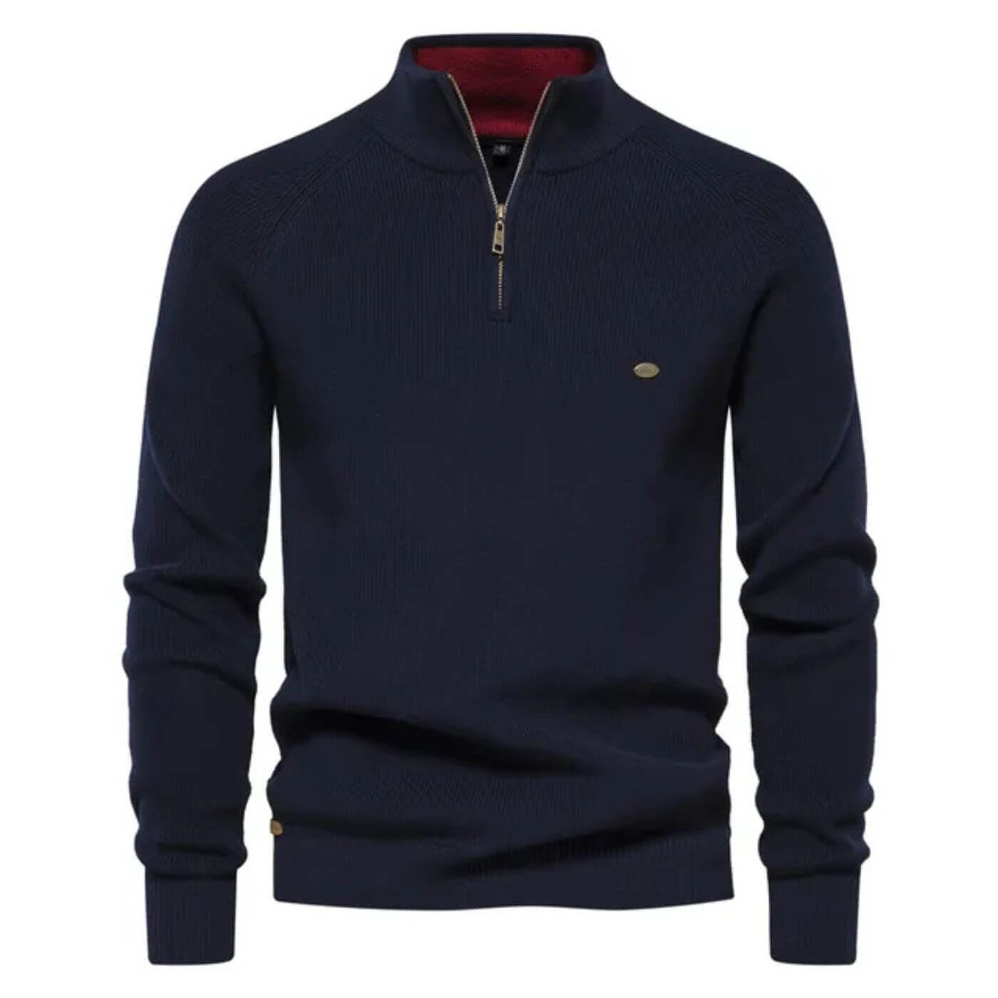 Freddie - Men's Spring Half-Zip Knit Sweater