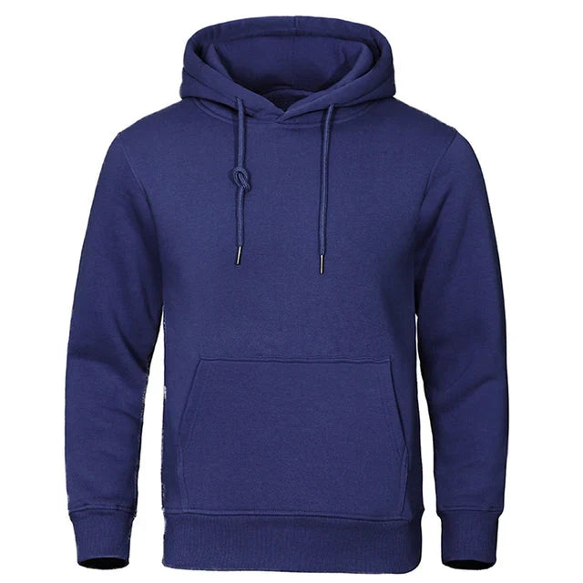Joshua - Men's Casual Hooded-Sweatshirt with Drawstring and Sleeve