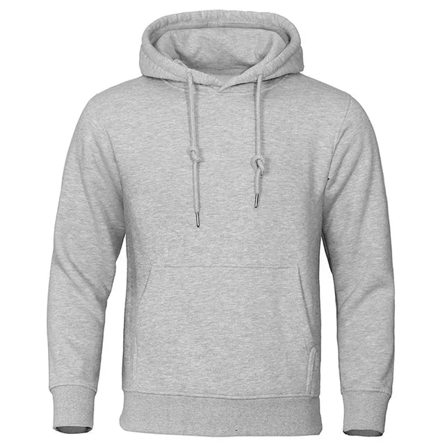 Joshua - Men's Casual Hooded-Sweatshirt with Drawstring and Sleeve
