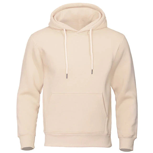 Joshua - Men's Casual Hooded-Sweatshirt with Drawstring and Sleeve