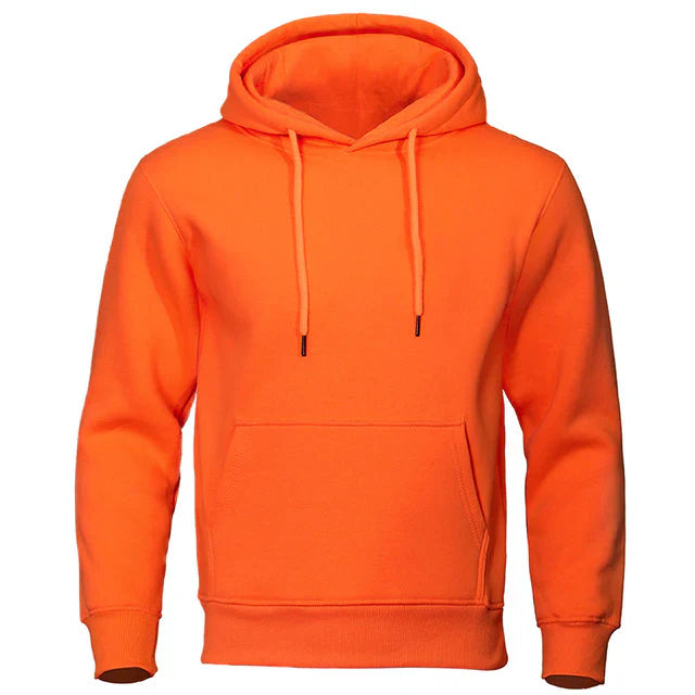 Joshua - Men's Casual Hooded-Sweatshirt with Drawstring and Sleeve