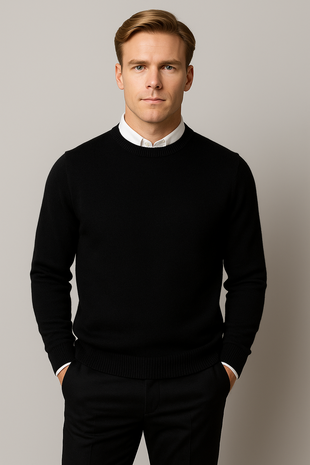 Charlie - Men's Spring Classic Round Neck Sweater