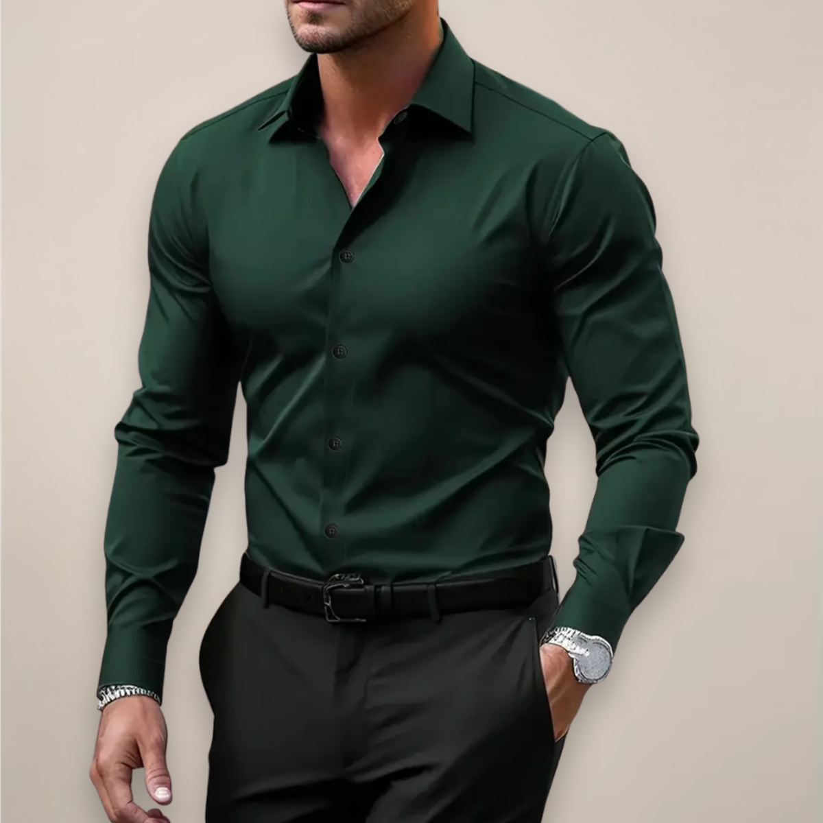Jacob - Stylish Men's Spring Slim Fit Shirt