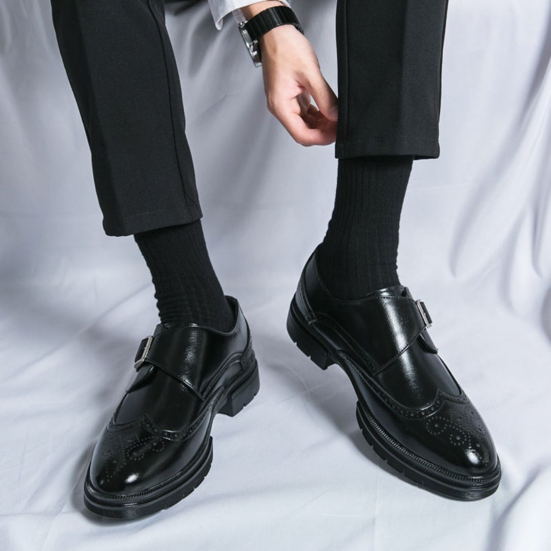 Jennifer - Men's Spring Monk Strap Elegant Shoes
