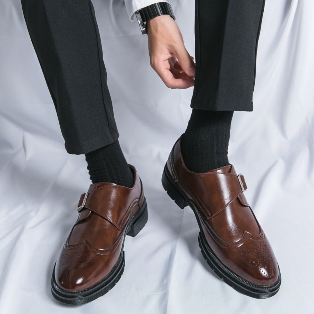 Jennifer - Men's Spring Monk Strap Elegant Shoes