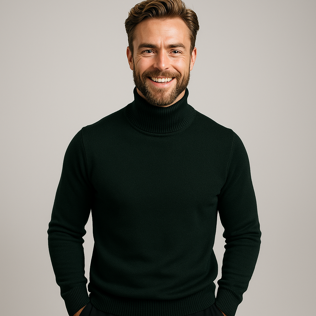 Jacob - Men's Spring Turtleneck Sweater