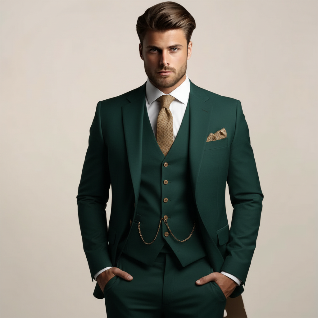 Liam - Men's Formal Spring Drei-Teile-Suit