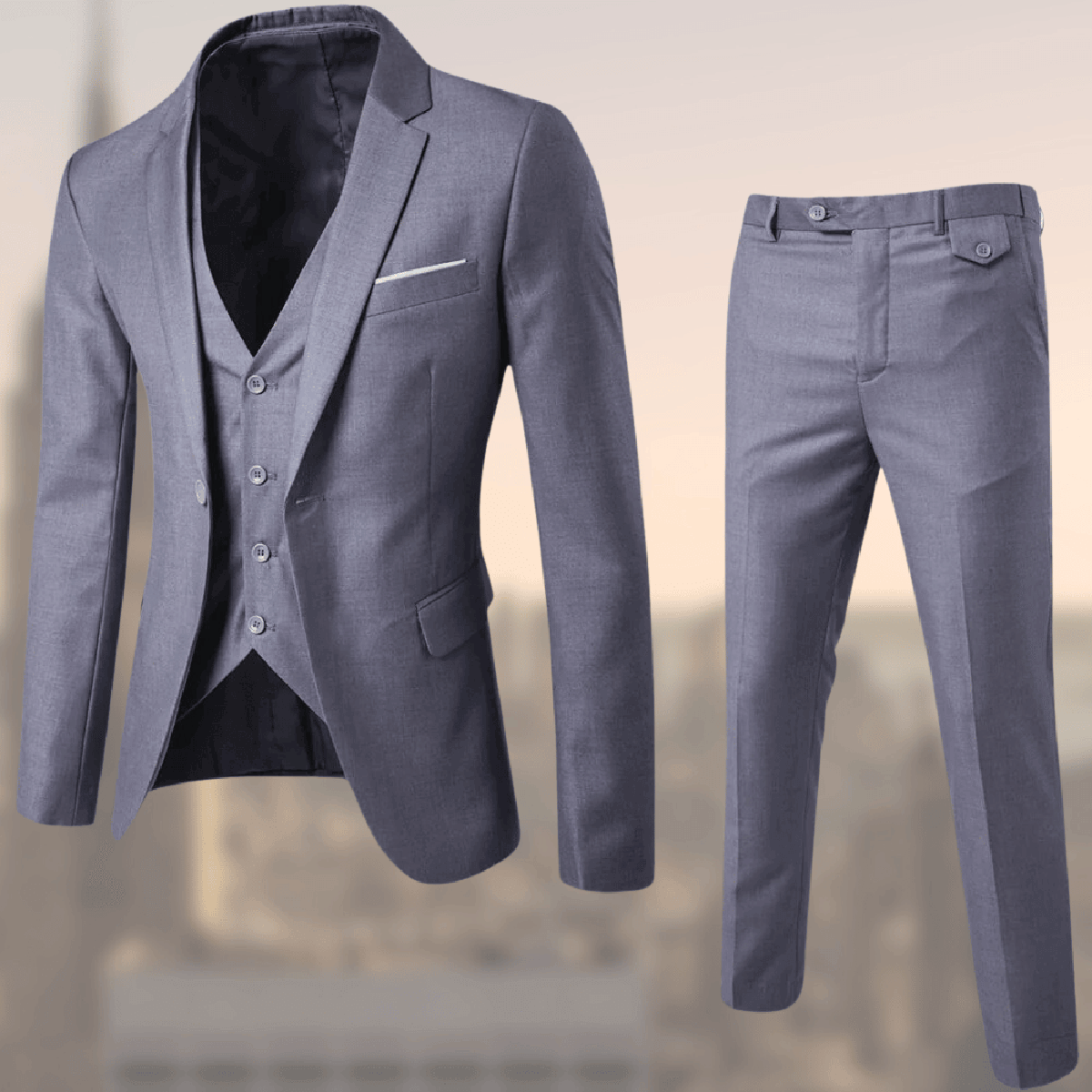 Charlie - Men's Three-Piece Formal Businessanzug-Set