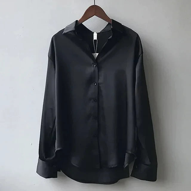 Lorraine - Women's Classic Elegant Button-Down Blouse