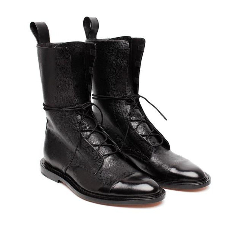 Abigail - Women's Casual Shoes with Round Toe and Ankle-High