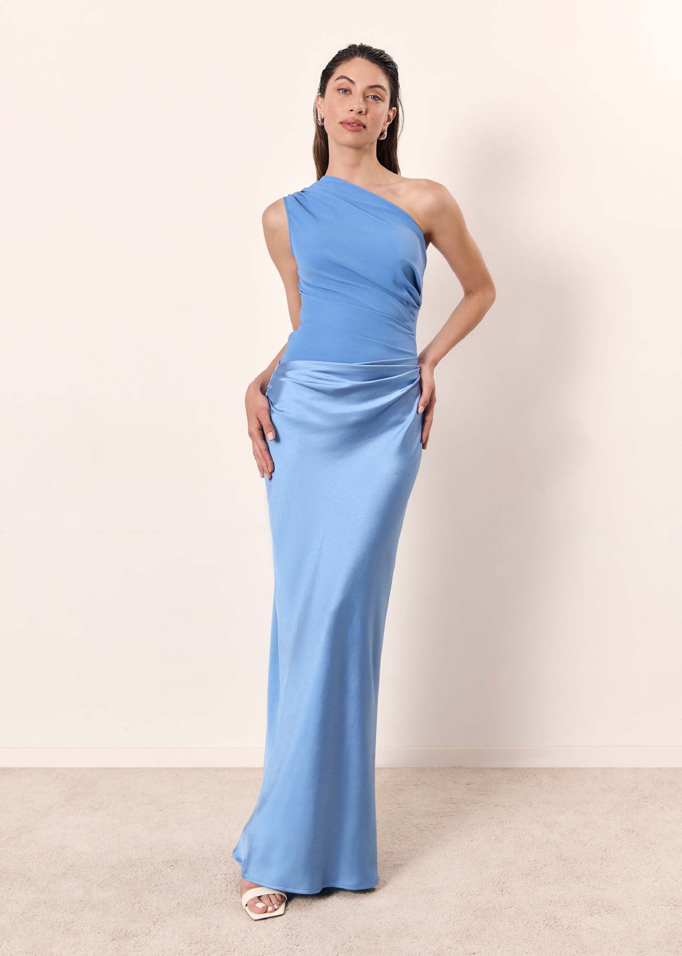 Zoe - Women's Wedding Guest Dress a-Schulter Evening Dress