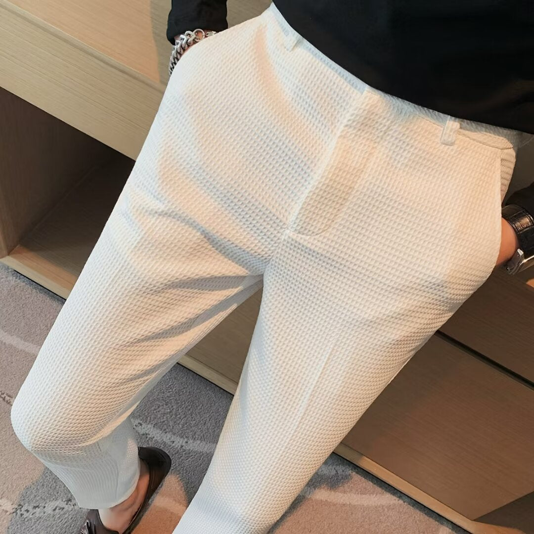 Riley - Men's Spring Structured Slim Fit Freizeithose
