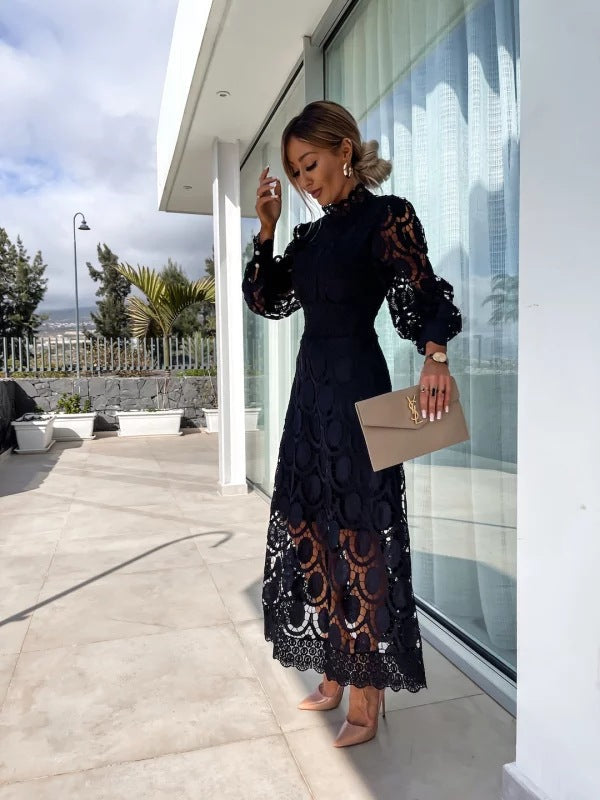 Gillian - Women's Summer Long Sleeve Evening Dress