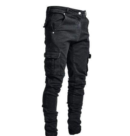Freddie - Men's Trendige Cargo Trousers with schmal zulaufender Fit