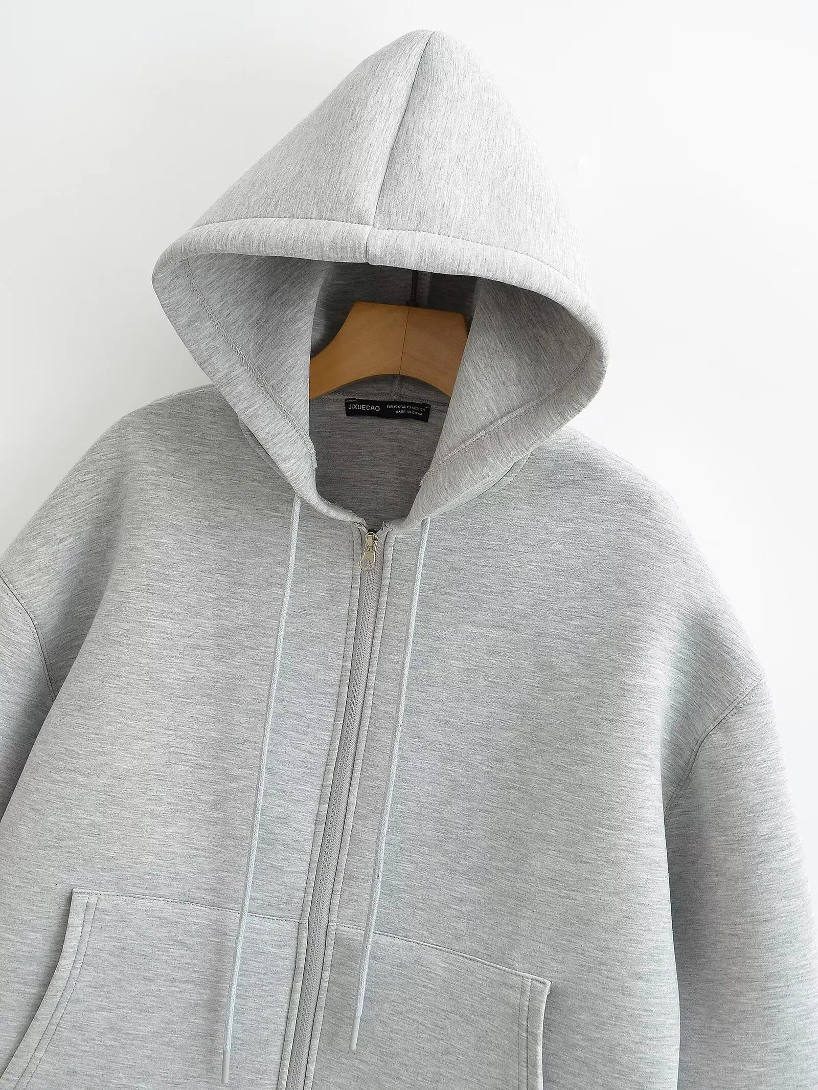 Naomi - Women's Hooded Jacket with Zip and Relaxed Fit