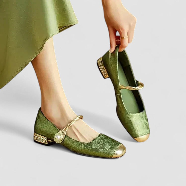 Lottie - Women's Orthopedic Mary Jane Niedrig-Heel-Shoes