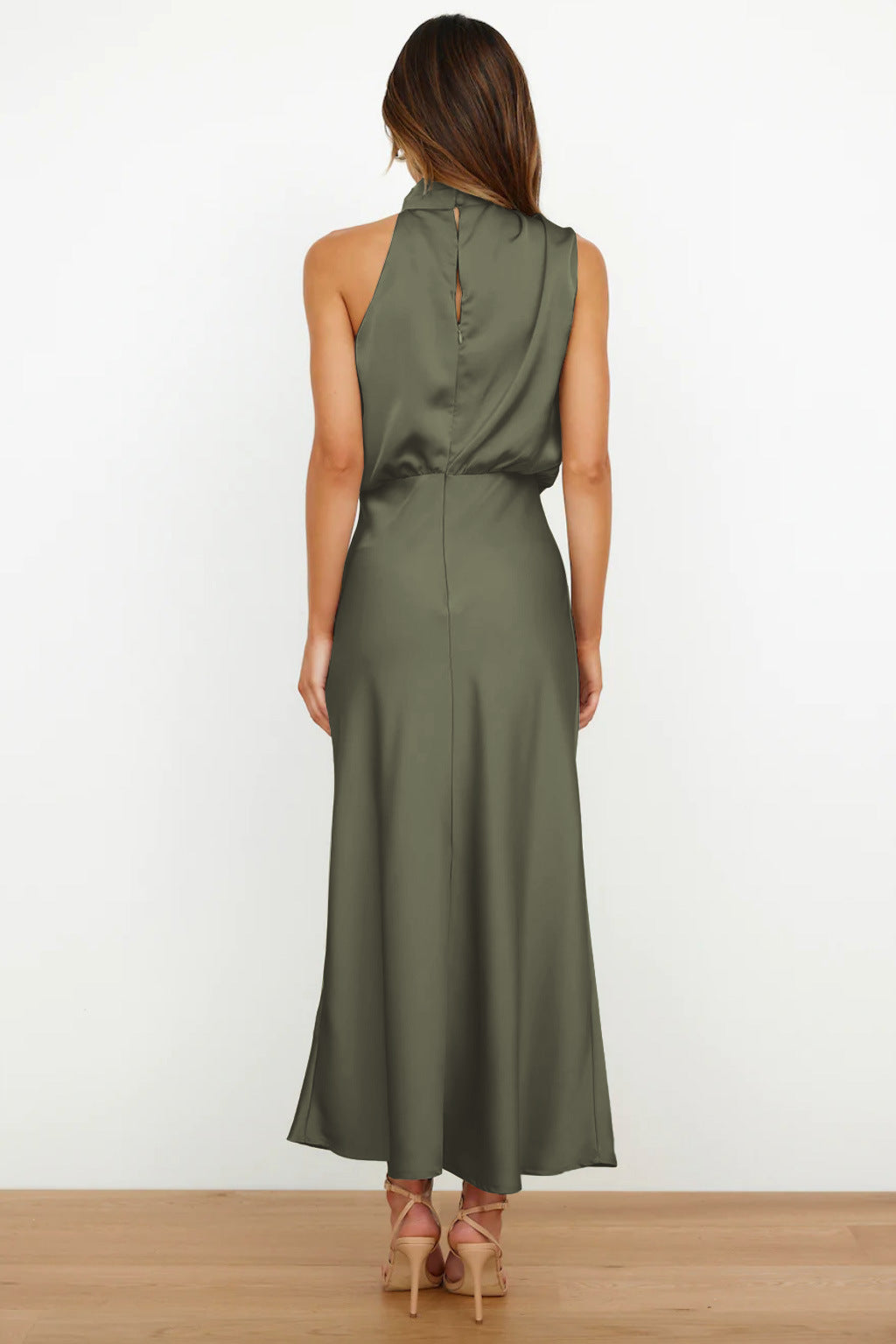 Ruby - Women's Chic Halterneck Evening Dress