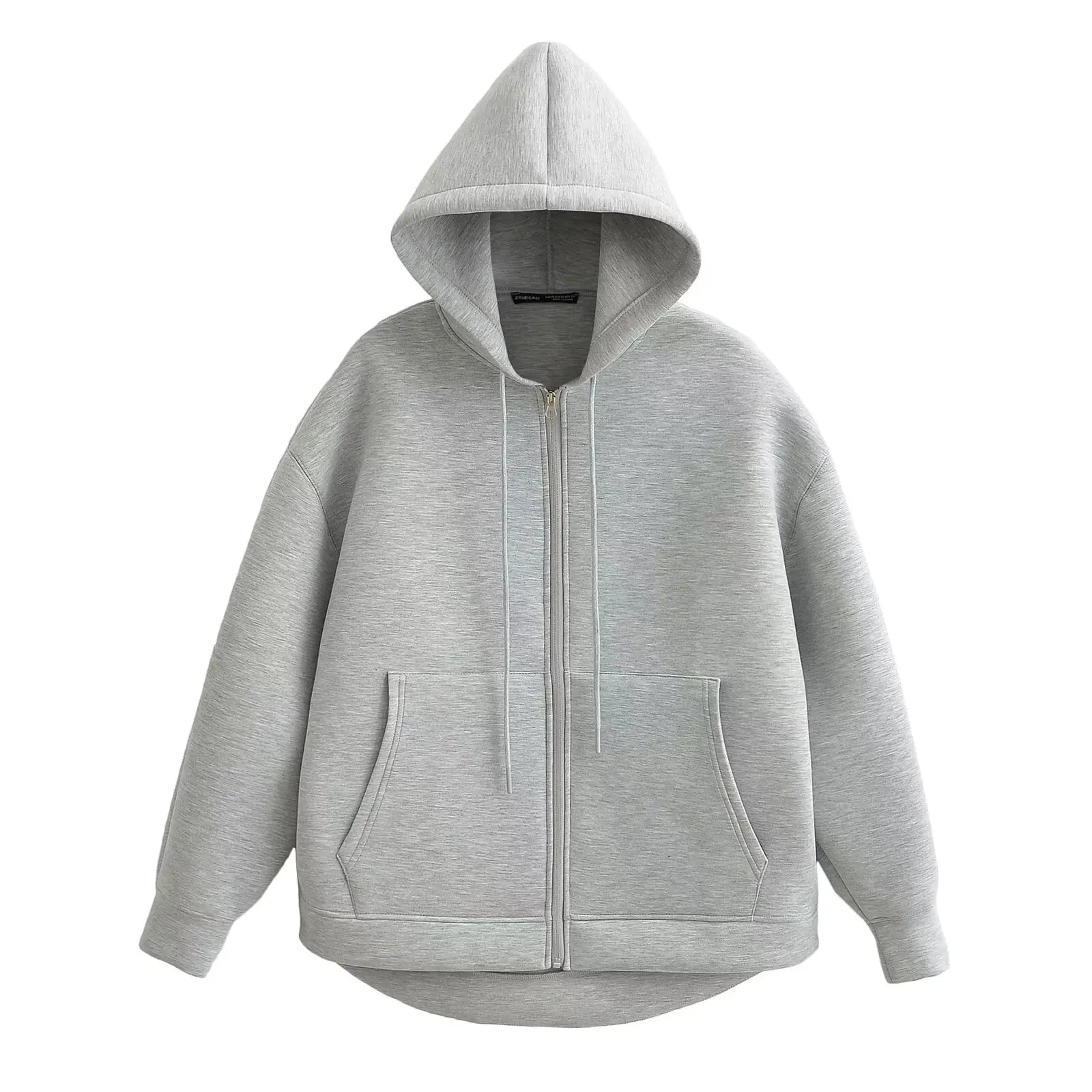 Naomi - Women's Hooded Jacket with Zip and Relaxed Fit