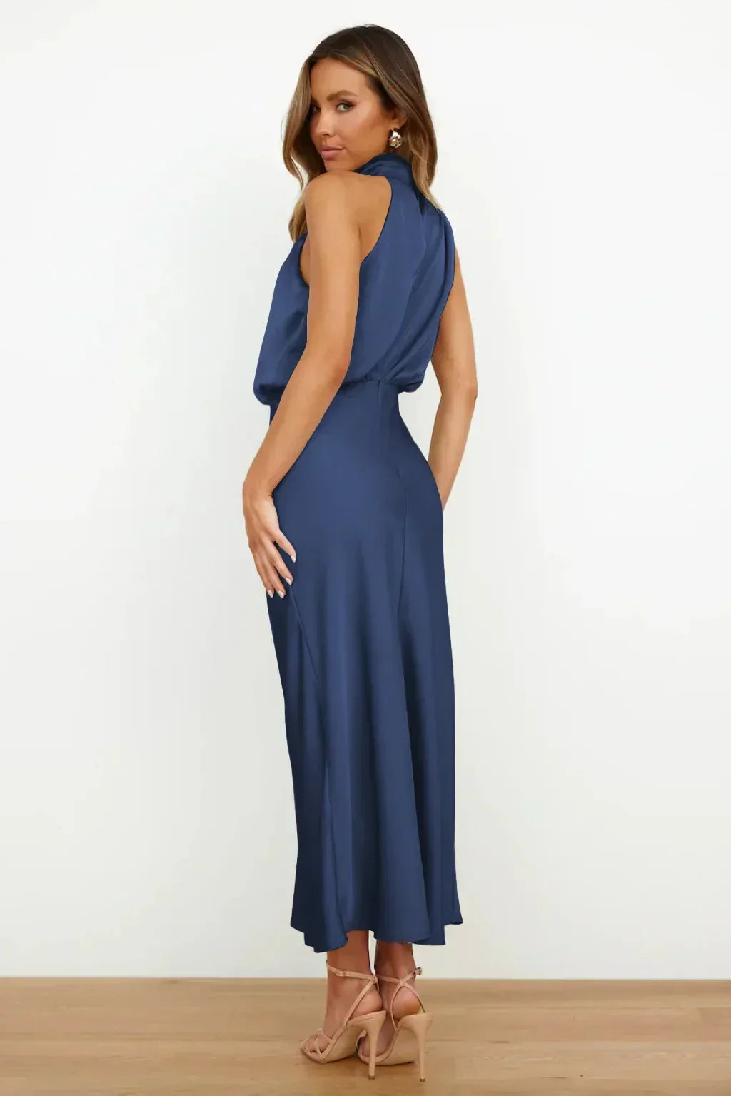Ruby - Women's Chic Halterneck Evening Dress