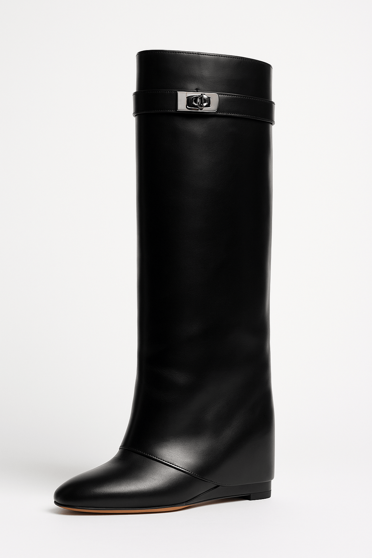 Abigail - Women's Elegant Boots with Wedge Heel and spitzer Schuhspitze
