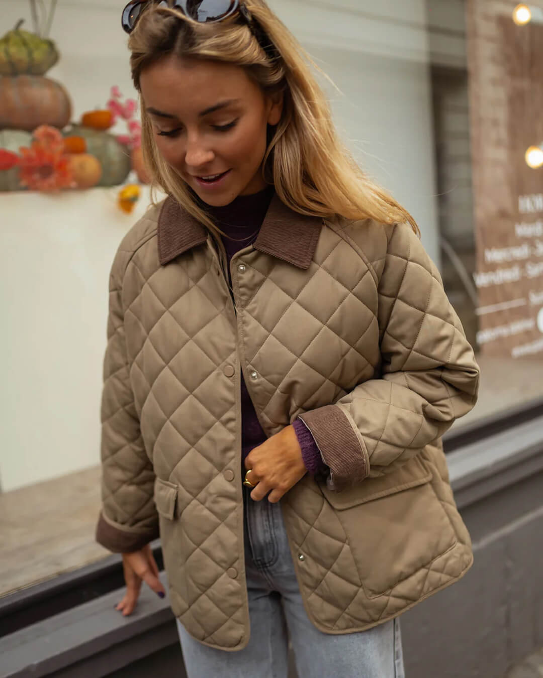 Lucy - Stylish Spring Stepp Freizeitjacke for Women's