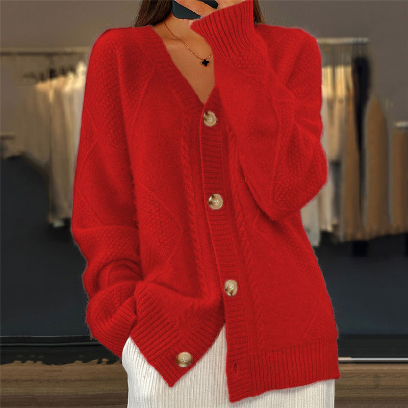 Alice - Women's Cosy Cardigan with langen Sleeves