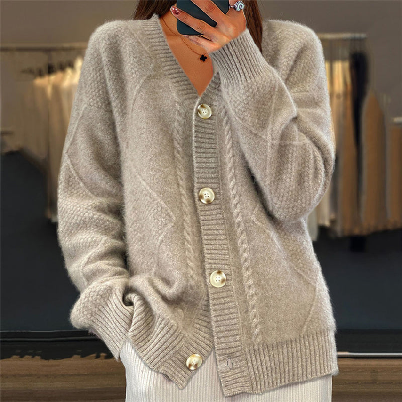 Alice - Women's Cosy Cardigan with langen Sleeves