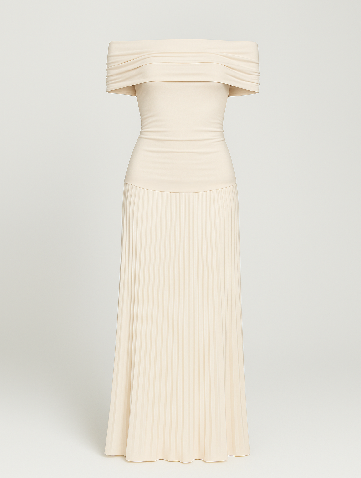 Phoebe - Women's Wedding Guest Gefaltetes Maxi Dress