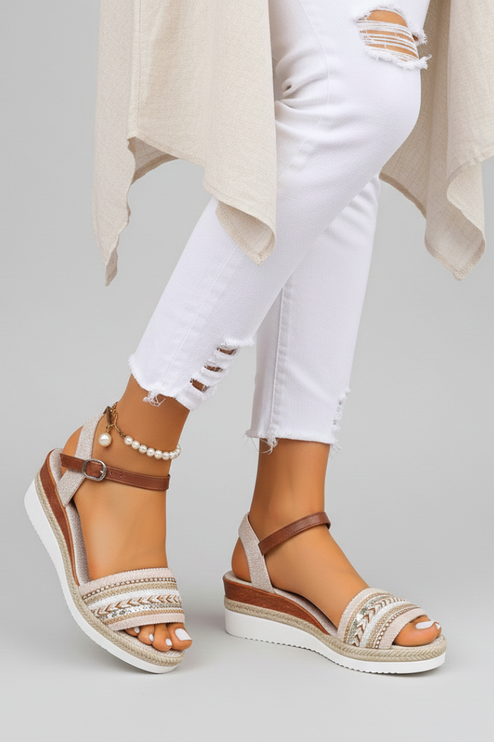 Laura - Women's elegante Riemchensandalen for Evening