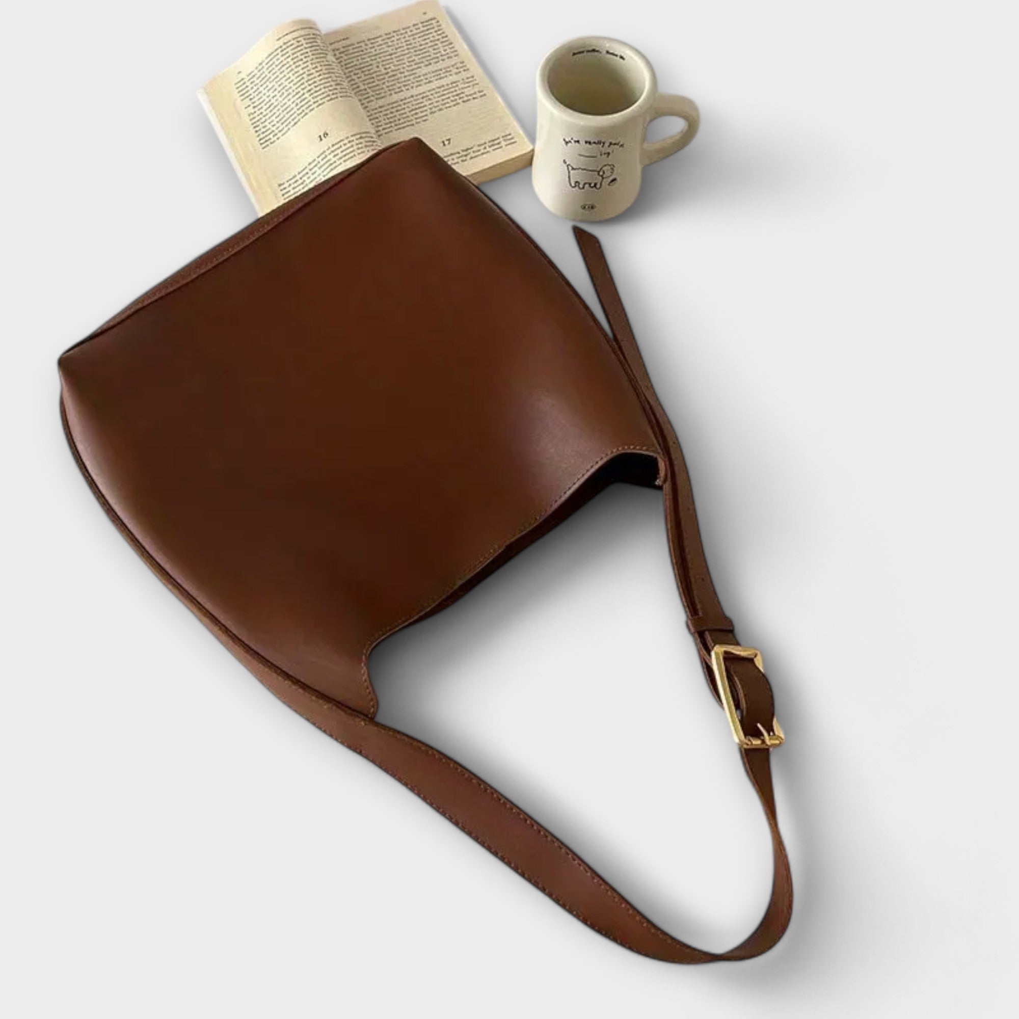 Emma - Women's Shoulder Bag in klassischen Style