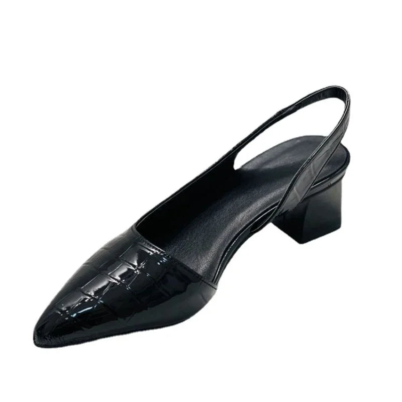 Brenda - Elegant Women's Spring-Pumps with Block Heel