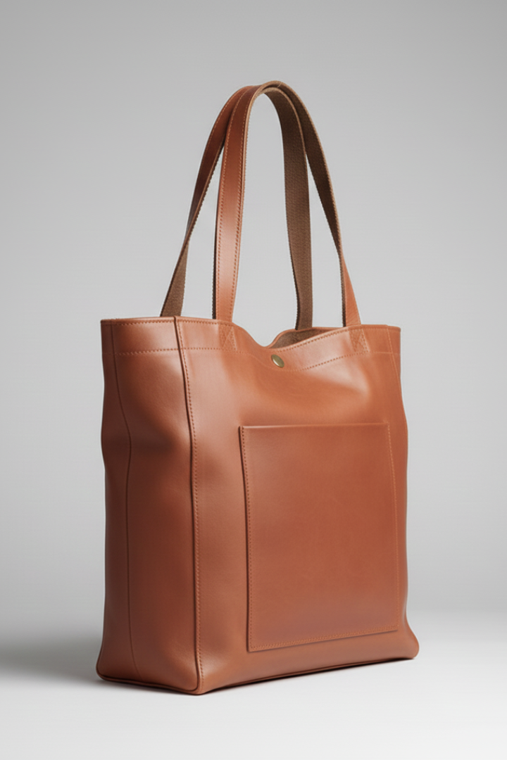 Rachel - Women's Classic Handbag with Compartments and Adjustable Strap