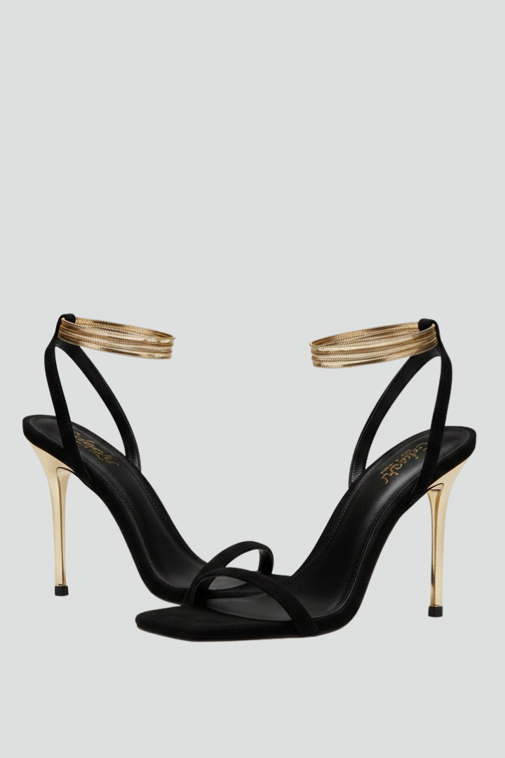 Sandra - Women's Straps-High-Heel-Sandals with Ankle Strap