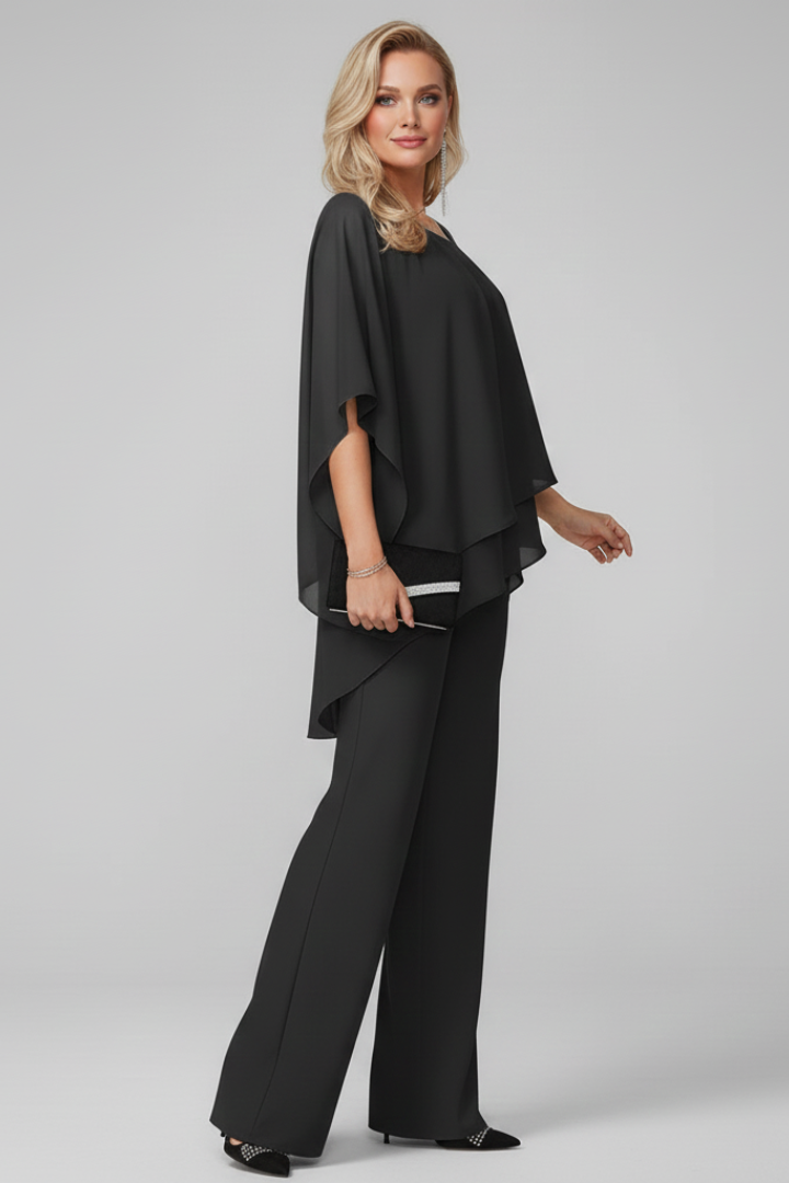 Lauren - Women's Off-Shoulder Flowing Wide-Leg Jumpsuit