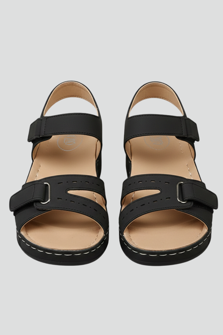 Ava - Women's-Wedge Sandals with Schlaufenriemen in Zehenbereich