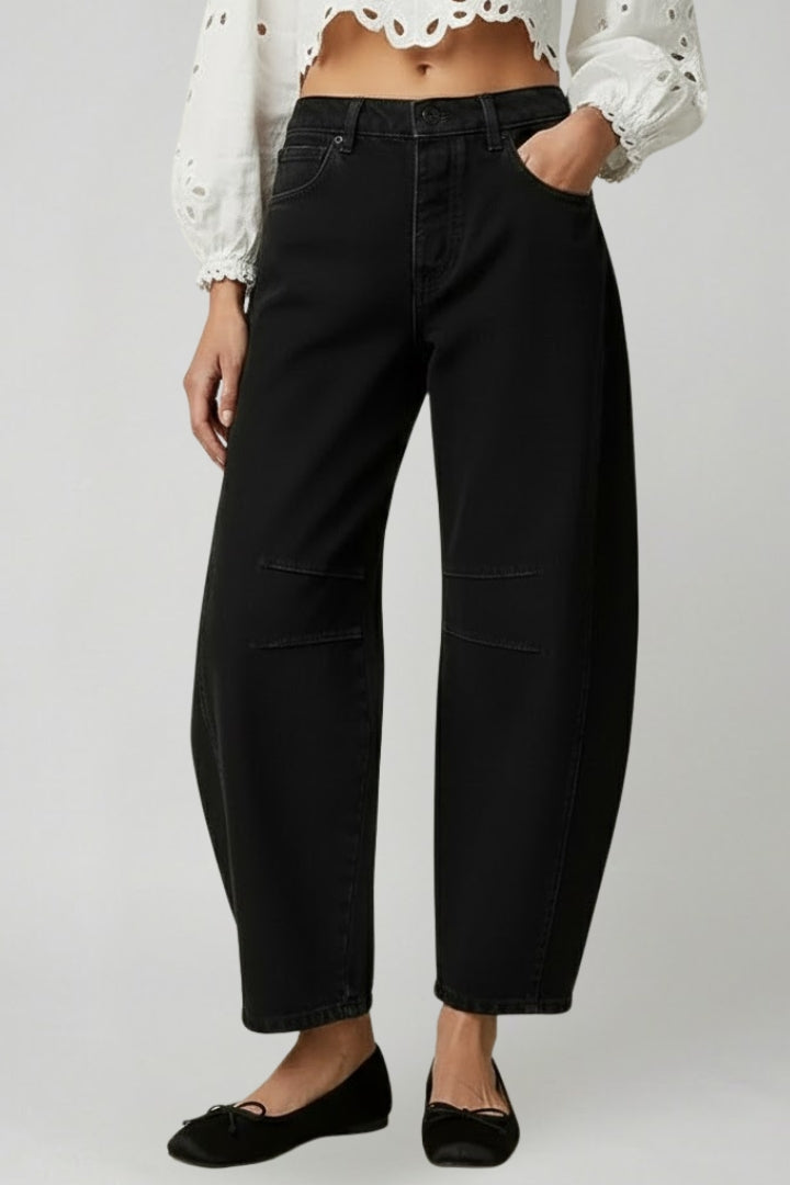 Alice - Women's High-Waist Stretch Wide-Leg Denim Jeans