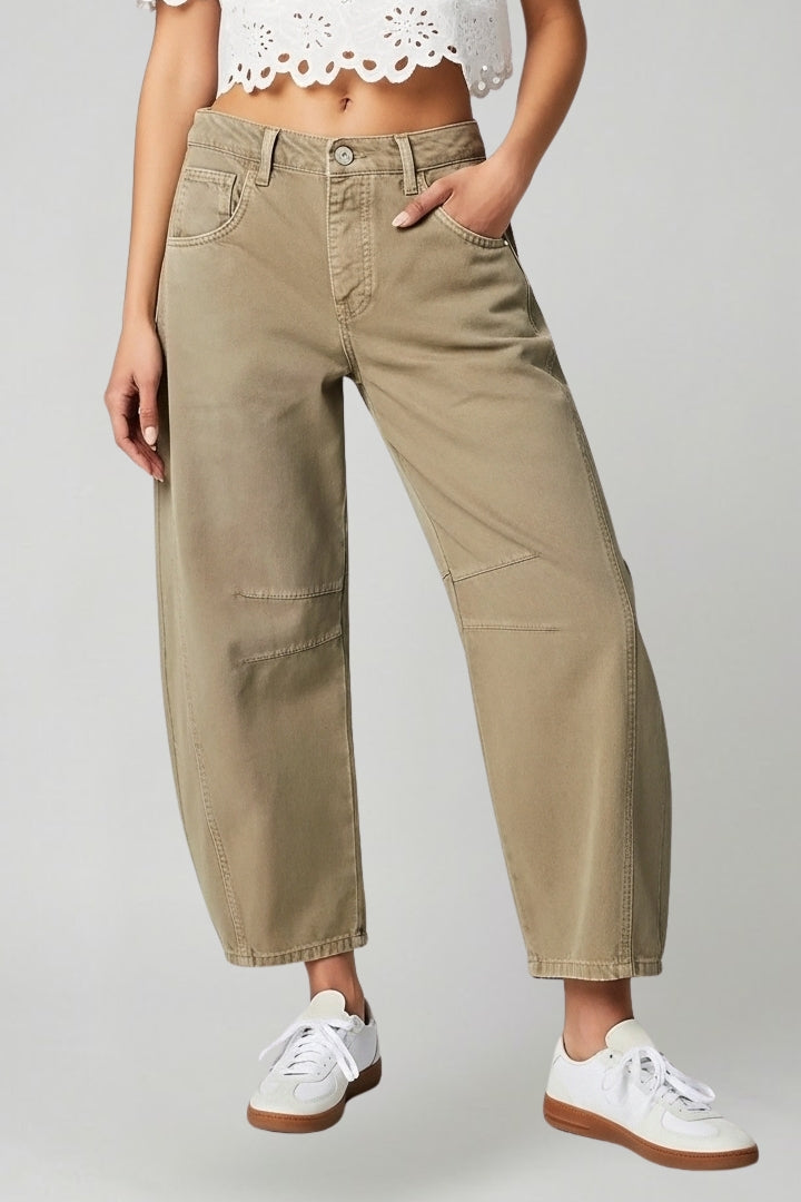 Alice - Women's High-Waist Stretch Wide-Leg Denim Jeans