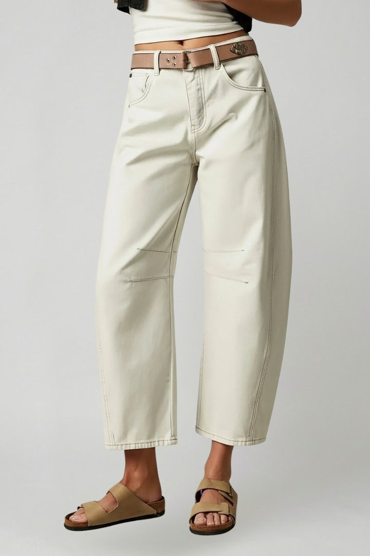 Alice - Women's High-Waist Stretch Wide-Leg Denim Jeans