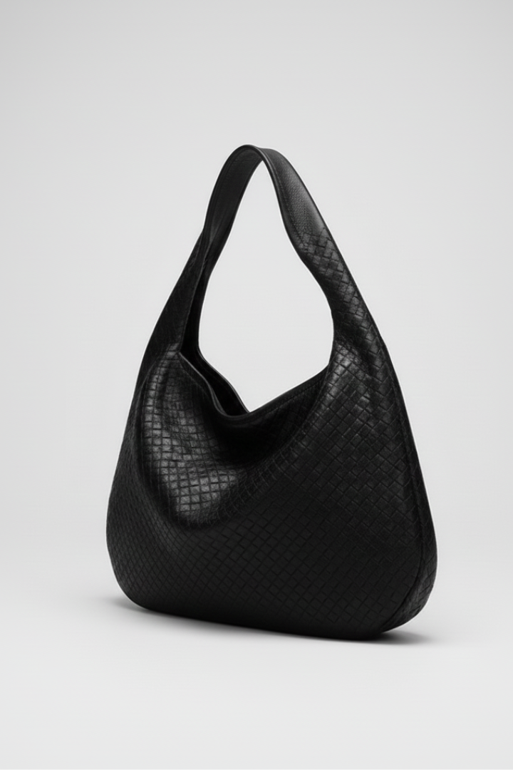 Lily - Women's Shoulder Bag with Einzelriemen and Abgerundeter Form