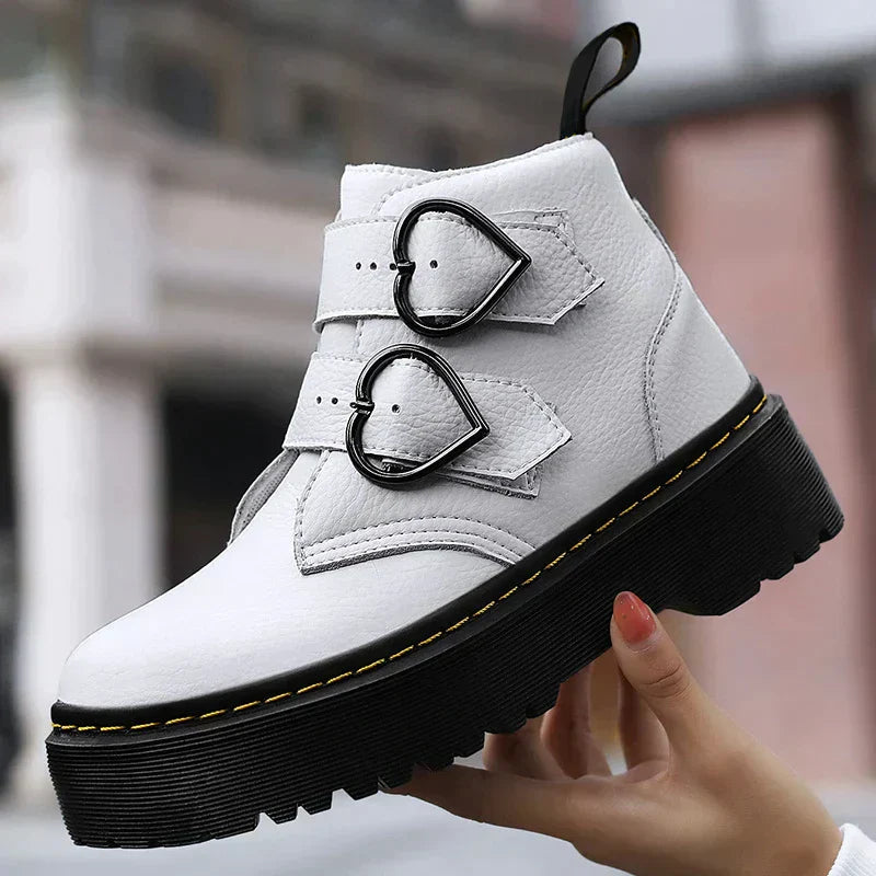 Lottie - Women's Modische Ankle Boots with dicker Sole