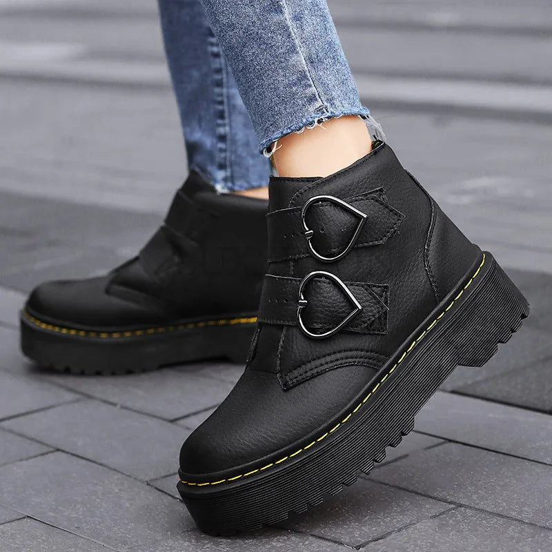 Lottie - Women's Modische Ankle Boots with dicker Sole