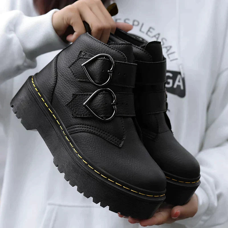 Lottie - Women's Modische Ankle Boots with dicker Sole