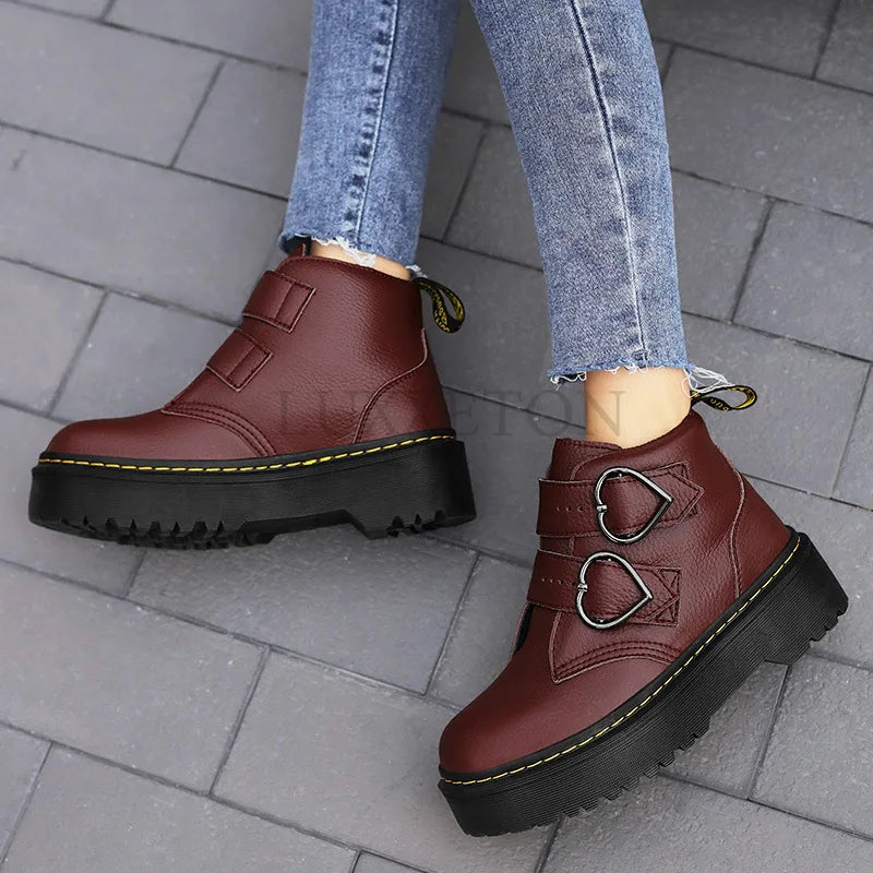 Lottie - Women's Modische Ankle Boots with dicker Sole